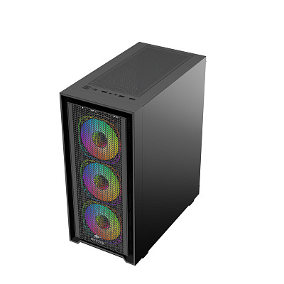 Корпус Wintek Apollo 802-B-M TG, чёрный (802-B-M TG)