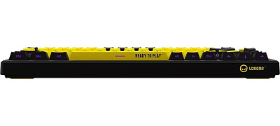 Клавиатура Lorgar KBP7075W, Black/yellow (LRG-KBP7075W-YL-RU)