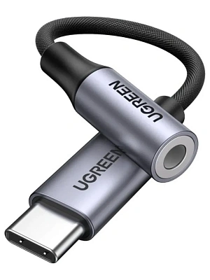 Переходник UGREEN USB Type C (m) - Audio(f) 3.5mm AV161 (80154)