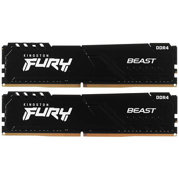 Оперативная память Kingston FURY Beast RGB 32Gb(16Gb (KF436C18BBK2/32)