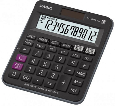 Калькулятор настольный CASIO MJ-120DPLUS-W-EP (MJ-120DPLUS-W-EP)
