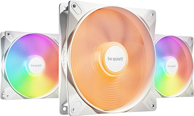 Вентилятор для компьютерного корпуса Bequiet! Light Wings LX 140mm PWM high-speed White Triple pack (BL131)
