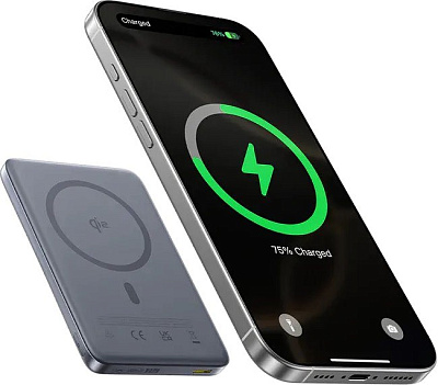 Портативный внешний аккумулятор Baseus PicoGo AM41 Ultra-Slim, 10000mAh 27W - Grey (E0027200)