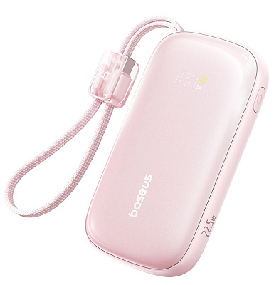 Портативный внешний аккумулятор Baseus EnerFill FC21 Qpow 3 Ultra, 10000mAh 45W - Pink (E0027Q02)