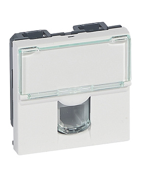 Legrand 078731 Mosaic Розетка RJ11 (2 модуля) (078731)