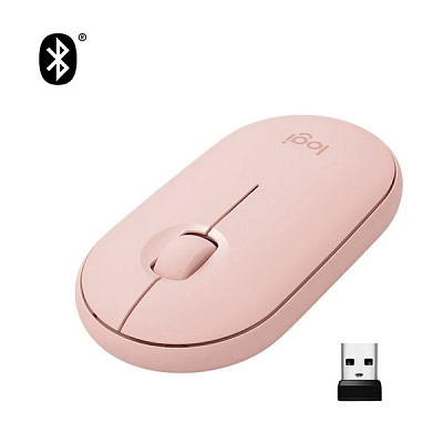 Мышь беспроводная Logitech Pebble 2 M350s TONAL Rose (910-007014)
