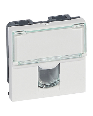 Legrand 078731 Mosaic Розетка RJ11 (2 модуля) (078731)