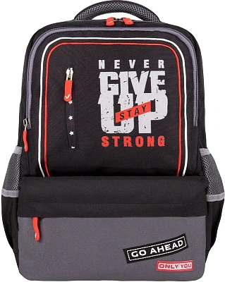 Рюкзак BRAUBERG Stay strong, Black-Grey (270670)