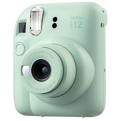 Фотоаппарат моментальной печати FUJIFILM INSTAX MINI 12 BUNDLE СLEAR CASE + L20PK GREEN (N0000003938)