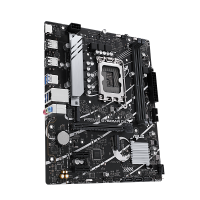 Материнская плата ASUS PRIME B760M-R D4, LGA1700 mATX (PRIME B760M-R D4)