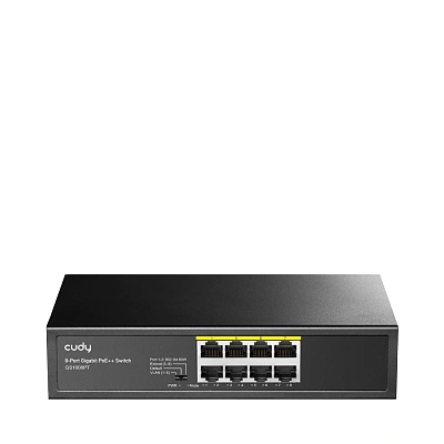 Коммутатор PoE+ GbE  8-портовый CUDY GS1008PT   (GS1008PT)