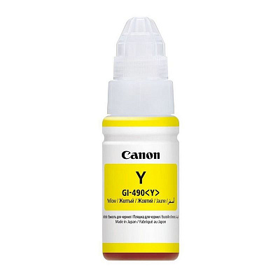 Чернила Canon GI-490  Y  Yellow for G1400/2400/3400 70.0ml (GI-490Y)