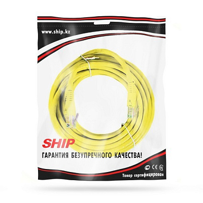 Патч Корд SHIP Cat.5e UTP RJ-45 10 м S3025YL1000-P (S3025YL1000-P)