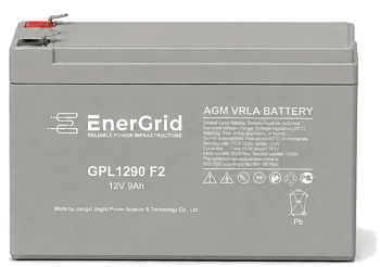 Аккумулятор EnerGrid GPL1290 F2, 12В 9Ач (EnerGrid GPL1290 F2)