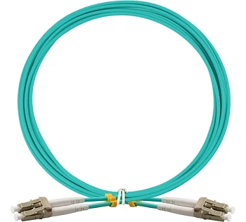 Оптический патч-корд Molex  LC OM3, LS0H, 1 м, бирюзовый (91.L0.332.00100)