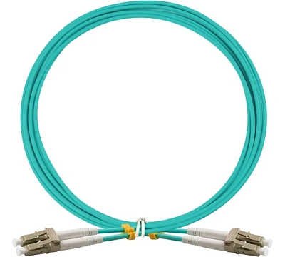 Оптический патч-корд Molex  LC OM3, LS0H, 1 м, бирюзовый (91.L0.332.00100)
