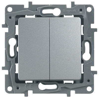 Legrand 672412 Перекл 2кл АЛЮ ETIKA (672412)