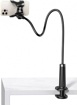 Держатель UGREEN LP113 Multifunction Phone Clip Stand 90cm (Black), 80906 (80906)