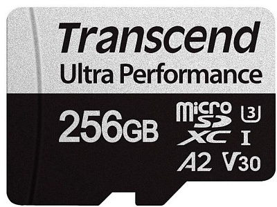 Карта памяти MicroSD 256GB Class 10 U3 Transcend TS256GUSD340S (TS256GUSD340S)