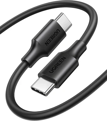Кабель UGREEN USB C - USB C, 480Mbps, 60W, 1m, L501 (35465) 