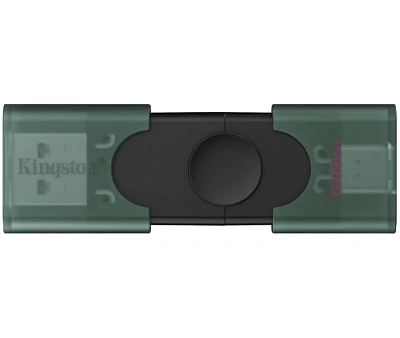 Флэш-накопитель Kingston 256Gb USB3.2 Gen2 + Type-C, Data Traveler Duo (Black) (DTDEG2/256GB)