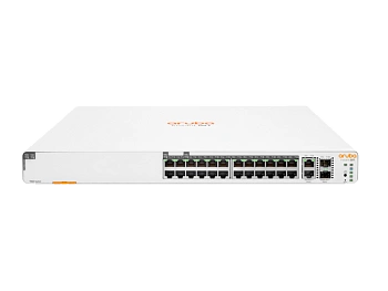 Коммутатор HP Enterprise Aruba Instant On 1960 24G 20p Class4 4p Class6 PoE 2XGT 2SFP+ 370W Switch (JL807A)