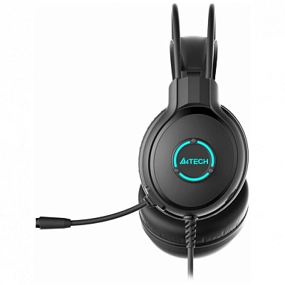 Гарнитура A4Tech Fstyler FH300U, 2m, USB, Black (FH300U/BLACK)