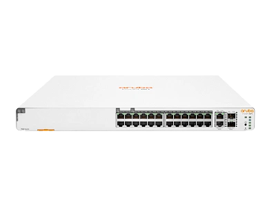 Коммутатор HP Enterprise Aruba Instant On 1960 24G 20p Class4 4p Class6 PoE 2XGT 2SFP+ 370W Switch (JL807A)