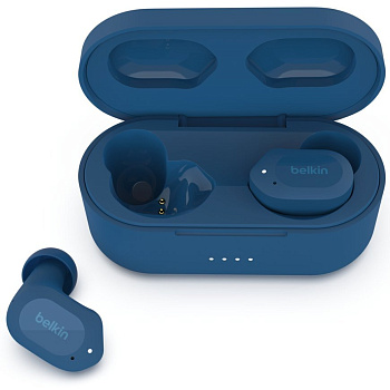Bluetooth гарнитура Belkin Soundform Play True, Blue (AUC005BTBL)
