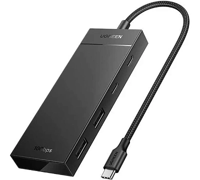 USB-хаб Ugreen CM806 Black (35583)