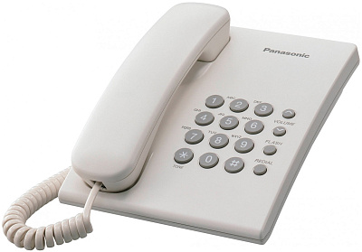 Телефон Panasonic KX-TS2350RU, белый (KX-TS2350CAW/RUW)