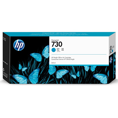 Струйный картридж HP 730 для HP DesignJet, 300 мл, голубой (P2V68A)