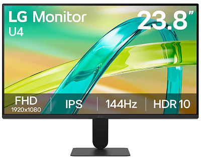Монитор LG U4 24'', Black (24U411B-B.ARUZ)