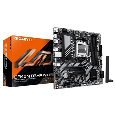 Материнская плата Gigabyte B840M D3HP WIFI6E (B840M D3HP WF6E)