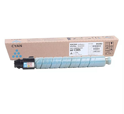 Тонер-картридж Ricoh тип MP C305 голубой (842082)