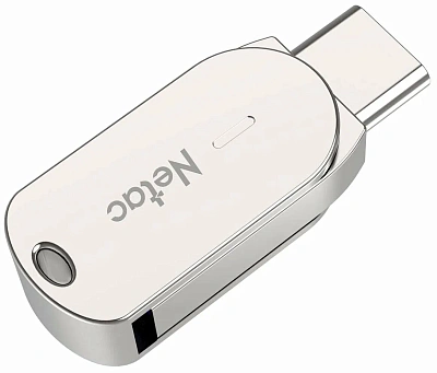 Флэш-накопитель 64GB 3.2 Netac U785C OTG серебристый (NT03U785C-064G-32PN)