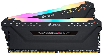 Оперативная память DDR-4 DIMM 16GB/3200MHz Corsair Vengeance RGB PRO, 2x8GB Kit BOX (CMW16GX4M2C3200C16)