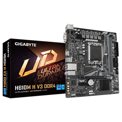 Материнская плата Gigabyte H610M H V3 DDR4 1.0 (H610M H V3 DDR4 1.0)