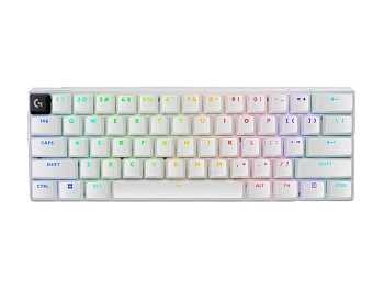 Клавиатура Logitech G PRO X 60 LIGHTSPEED Wireless (Tactile) White (920-011930)