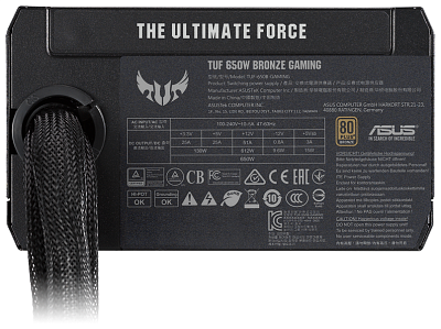 Блок питания ASUS TUF-650B-GAMING 650W 80Plus Bronze TUF-650B-GAMING (TUF-GAMING-650B)