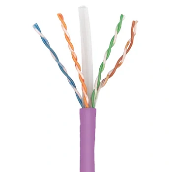 Кабель MOLEX F/UTP Cat.6 PowerCat, 4 пары, короб 500 м, фиолетовый (CAA-00251)