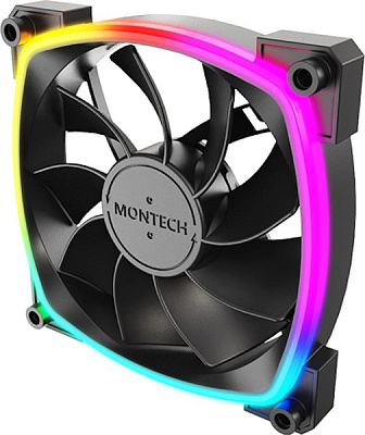 Вентилятор для корпуса Montech RX120 3 in 1 Pack, Черный (RX120 3 in 1 Pack (B))