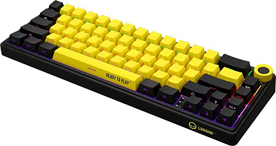 Клавиатура Lorgar KBP70MW, Black/yellow (LRG-KBP70MW-YL-RU)