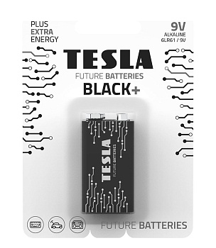 Батарейка TESLA BATTERIES BLACK+ 9V 1 PCS (BLACK+ 9V 1 PCS)