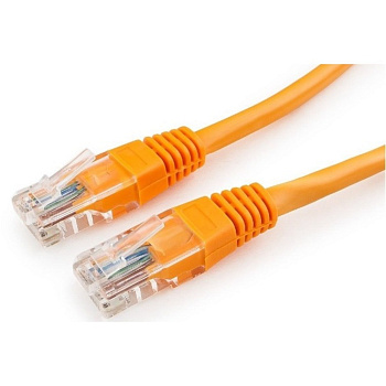 Патч-корд LSZH UTP Cablexpert, кат. 5e, 1м, оранжевый (PP30-1M/O)