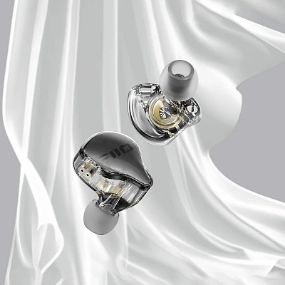 Гарнитура FiiO JD10 - Transparent Black (JD10/TRANSPARENT BLACK)