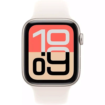 Смарт часы Apple Watch SE 3 GPS 44mm, Starlight Aluminium Case with Starlight Sport Band - M/L (MEHJ4RK/A)
