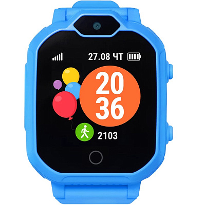 Смарт часы Geozon Aqua Plus синий (G-W19BLU)