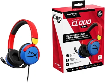 Наушники-гарнитура игровые HyperX 7G8F3AA Cloud Mini красно-синий (7G8F3AA)