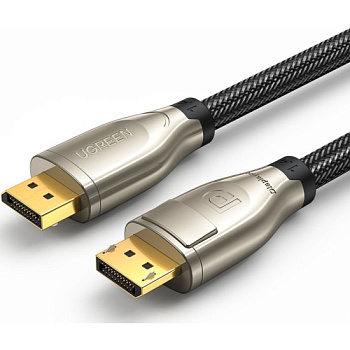 Кабель Ugreen DP112 1.4 DP M/M Round Cable Zinc  60843 (60843)
